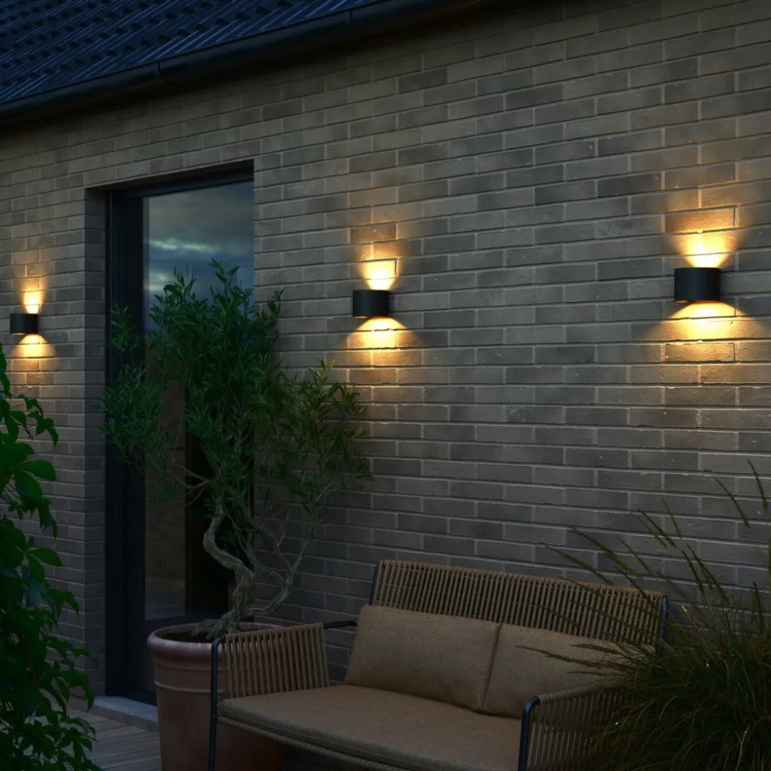 Nordlux Utelamper Med Opp/Ned Lys<Milda vegglampe for utendørsbruk opp/ned IP44 4,9W 3000 Kelvin