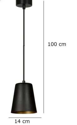 Emibig Kjøkkenbelysning Tak|Takpendler<Milga takpendel 1 lys - Svart/Hvit