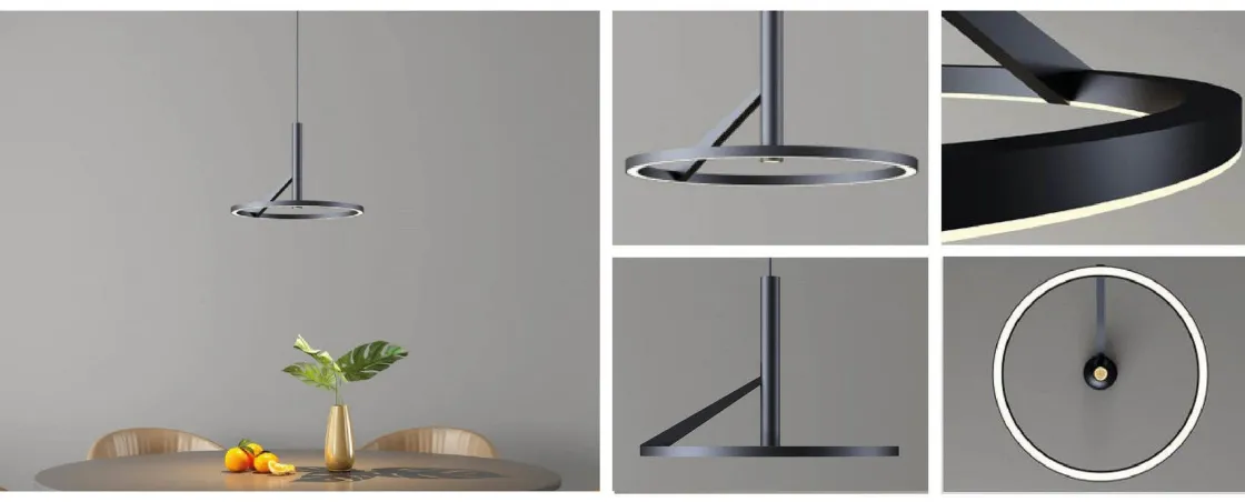 NorDesign Kjøkkenbelysning Tak|Takpendler<Mind 330 takpendel 12,6W 2700 Kelvin RA90 dimbar -