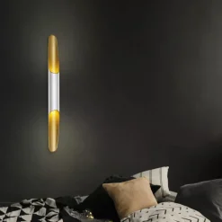 Norlux Interiørlamper<Mirach vegglampe opp/ned - Hvit/Gull