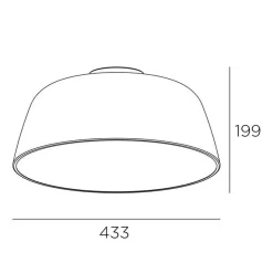 NorDesign Kjøkkenbelysning Tak|Taklamper / Takplafonder<Miso taklampe 43,3 cm - Svart/Gullfarget