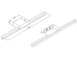NorDesign Belysning Over Speilet På Badet|Baderomsbelysning Vegg<Misty Duo 60 LED baderomslampe,