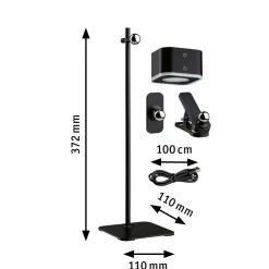 Paulmann Oppladbare Bordlamper<Mobil portabel bord/vegglampe oppladbar 1,6W 2700-6500 Kelvin