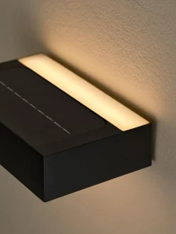 Nordlux Solcellebelysning|Utelamper Med Opp/Ned Lys<Monay square solar vegglampe utendørs 5W 3000 Kelvin - Solcelle