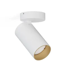 Nowodvorski Kjøkkenbelysning Tak|Spotter & Skinner<Mono enkel takspot - Hvit/Gullfarget