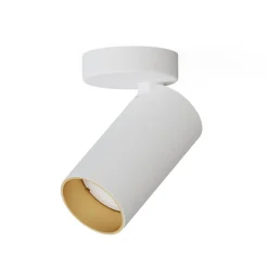 Nowodvorski Kjøkkenbelysning Tak|Spotter & Skinner<Mono enkel takspot - Hvit/Gullfarget