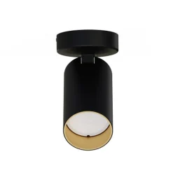 Nowodvorski Kjøkkenbelysning Tak|Spotter & Skinner<Mono enkel takspot - Svart/Gullfarget