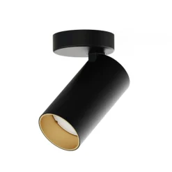 Nowodvorski Kjøkkenbelysning Tak|Spotter & Skinner<Mono enkel takspot - Svart/Gullfarget