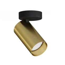 Nowodvorski Kjøkkenbelysning Tak|Spotter & Skinner<Mono enkel takspot - Svart/Messingfarget