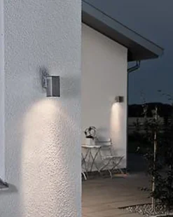 Konstsmide Utelamper Med Opp/Ned Lys<Monza vegglykt ned mørk