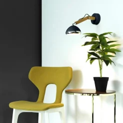 Piffany Copenhagen Leselamper<Mr. Wattson vegglampe Svart