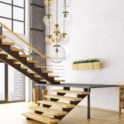 NorDesign Takpendler|Kjøkkenbelysning Tak<Muna takpendel 10-lys - /Klar/Amberfarget