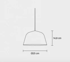 MUUTO Kjøkkenbelysning Tak|Takpendler<Ambit takpendel Ø25 cm