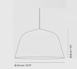 MUUTO Kjøkkenbelysning Tak|Takpendler<Ambit takpendel Ø40 cm