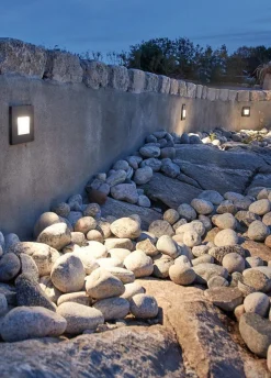 Norlys Lightup-Pris|Utelamper - Veggskjold / Plafond<Namsos mini innfelt vegglampe