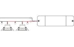 Sg Armaturen As Lightup-Pris|Downlight Tilbehør<Nano driver DC 17W 350MA Fase/pushdim