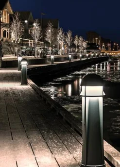 Norlys Lightup-Pris|Utelamper Til Kystområder<Narvik 557 vandalsikker pullert 95 cm 21,8W 3000K IP65 IK10