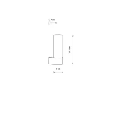 Nowodvorski Baderomsbelysning Vegg<Natalie vegglampe enkel IP44