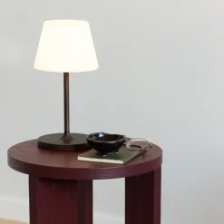 Halo Designs Oppladbare Bordlamper<New Northern bordlampe oppladbar utendørs IP44 2W - Hvit/Antikk farget