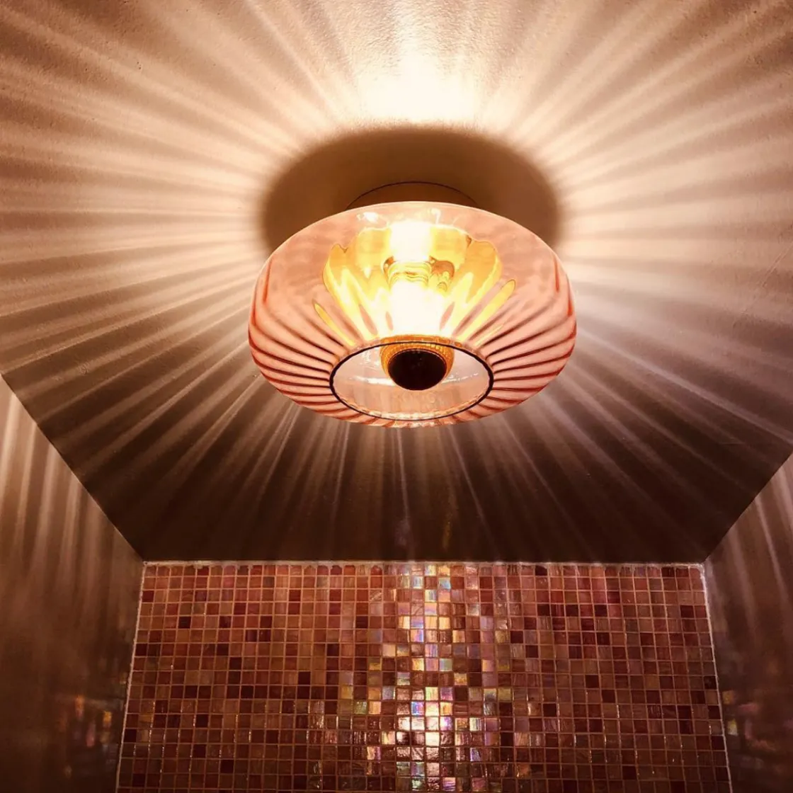 Design by Us Interiørlamper<New Wave Optic 26 Wall Lamp - Rose