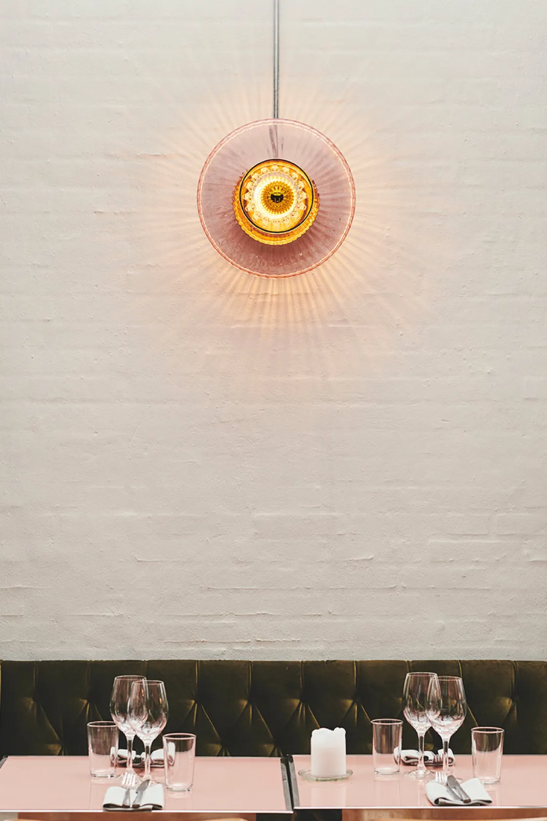 Design by Us Interiørlamper<New Wave Optic 26 Wall Lamp - Rose