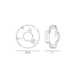 Design by Us Utelamper - Veggskjold / Plafond<New Wave Optic vegg utendørs