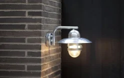 Nordlux Utelamper Til Kystområder|Utelamper - Veggskjold / Plafond<Nibe vegglampe utendørs E27 IP54 - Galvanisert stål