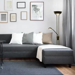 Aneta Lighting Leselamper Gulv|Uplight<Nice gulvlampe uplight med leselysarm