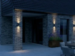 Nordlux Lightup-Pris|Utelamper Med Opp/Ned Lys<Nico Round 22 vegglampe utendørs opp/ned IP54