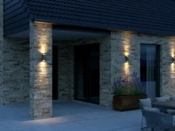 Nordlux Lightup-Pris|Utelamper Med Opp/Ned Lys<Nico Round 22 vegglampe utendørs opp/ned IP54