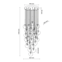 TK Lighting Kjøkkenbelysning Tak|Takpendler<Nilos takpendel 26-lys