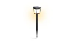 Philips Solcellebelysning|Oppladbare Bordlamper<Nissa hagebelysning utendørs IP44 1,8W 3000 Kelvin m/sensor - Solcelle