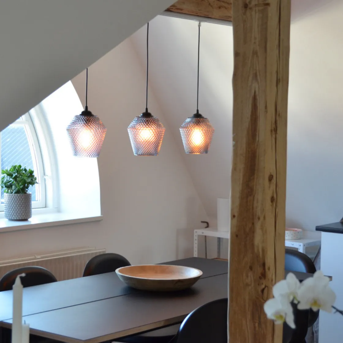 Halo Designs Kjøkkenbelysning Tak|Takpendler<Nobb edgy pendel - Smoke