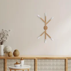 TK Lighting Kjøkkenbelysning Tak|Taklamper / Takplafonder<Noble tak/vegglampe 6-lys