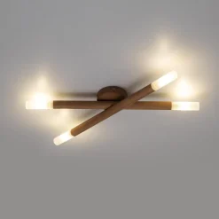 TK Lighting Kjøkkenbelysning Tak|Taklamper / Takplafonder<Noble tak/vegglampe 4-lys