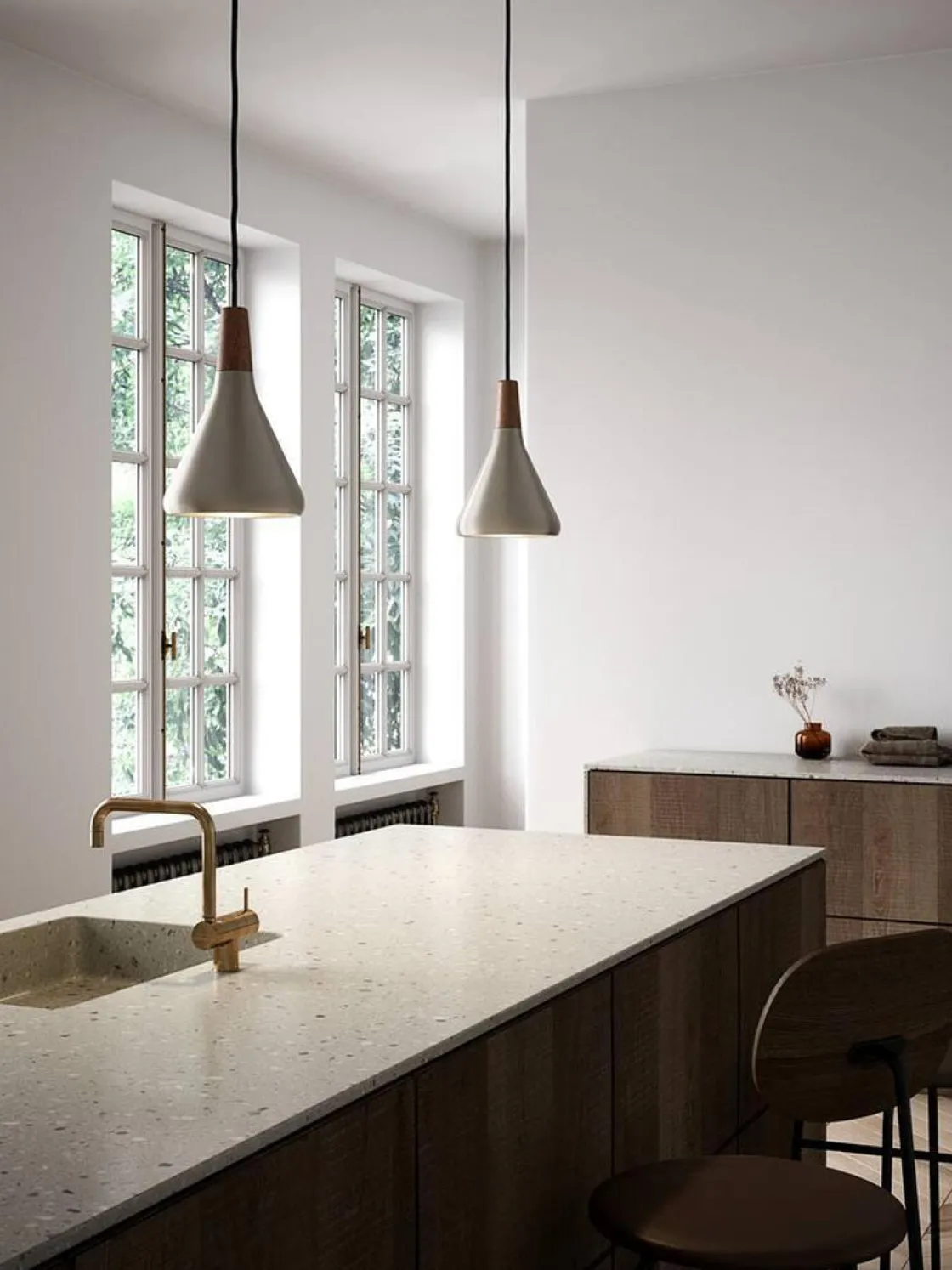 DFTP Kjøkkenbelysning Tak|Takpendler<Nori takpendel 18 - Børstet