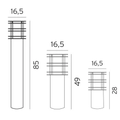 Norlys Lightup-Pris|Utelamper Til Kystområder<Stockholm pullert 298