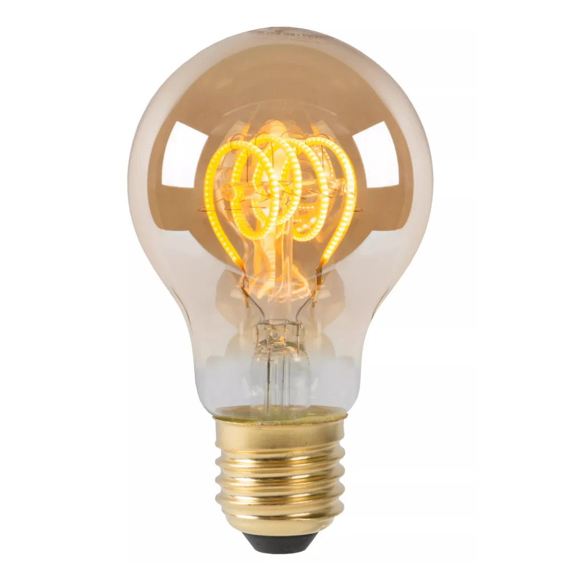 Lucide Led-Pærer E27 Sokkel<Normal E27 Filament Vintage LED 5W 2200K dimbar 60 mm -