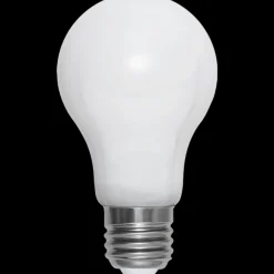 Ms - belysning Led-Lyspærer Med Sensor/Skumringsrelé|Led-Pærer E27 Sokkel<Normal Sensor E27 LED 4,5W 2700K 60mm - Opal