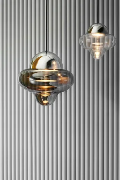 Design by Us Kjøkkenbelysning Tak|Takpendler<Nutty taklampe - Klar/Sølv