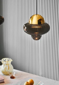 Design by Us Kjøkkenbelysning Tak|Takpendler<Nutty taklampe XL - Brun/Messing