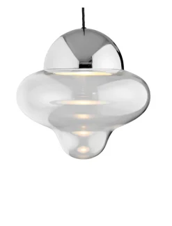 Design by Us Kjøkkenbelysning Tak|Takpendler<Nutty taklampe XL - Klar/Sølv