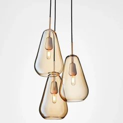 Nuura Kjøkkenbelysning Tak|Takpendler<Anoli 3 Gold