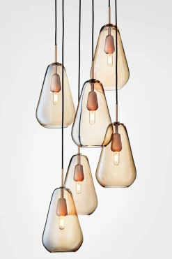 Nuura Kjøkkenbelysning Tak|Takpendler<Anoli 6 Gold