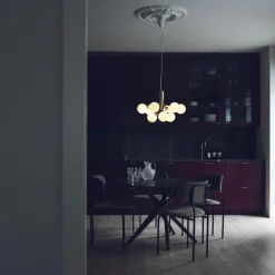 Nuura Baderomsbelysning Tak|Kjøkkenbelysning Tak<Apiales 9 messing/opal