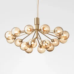 Nuura Kjøkkenbelysning Tak|Lysekroner<Apiales 18 /optic gold glass