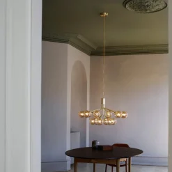 Nuura Kjøkkenbelysning Tak|Lysekroner<Apiales 18 /optic gold glass