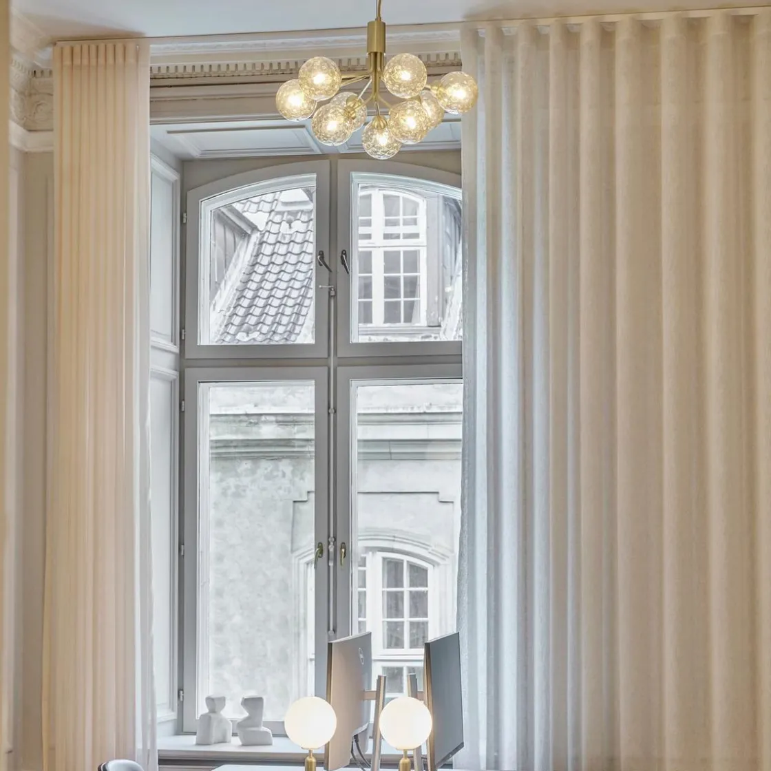 Nuura Baderomsbelysning Tak|Kjøkkenbelysning Tak<Apiales 9 /optic glass