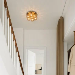 Nuura Kjøkkenbelysning Tak|Taklamper / Takplafonder<Apiales 7 plafond - børstet / optikk gull