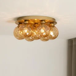 Nuura Kjøkkenbelysning Tak|Taklamper / Takplafonder<Apiales 7 plafond - børstet / optikk gull